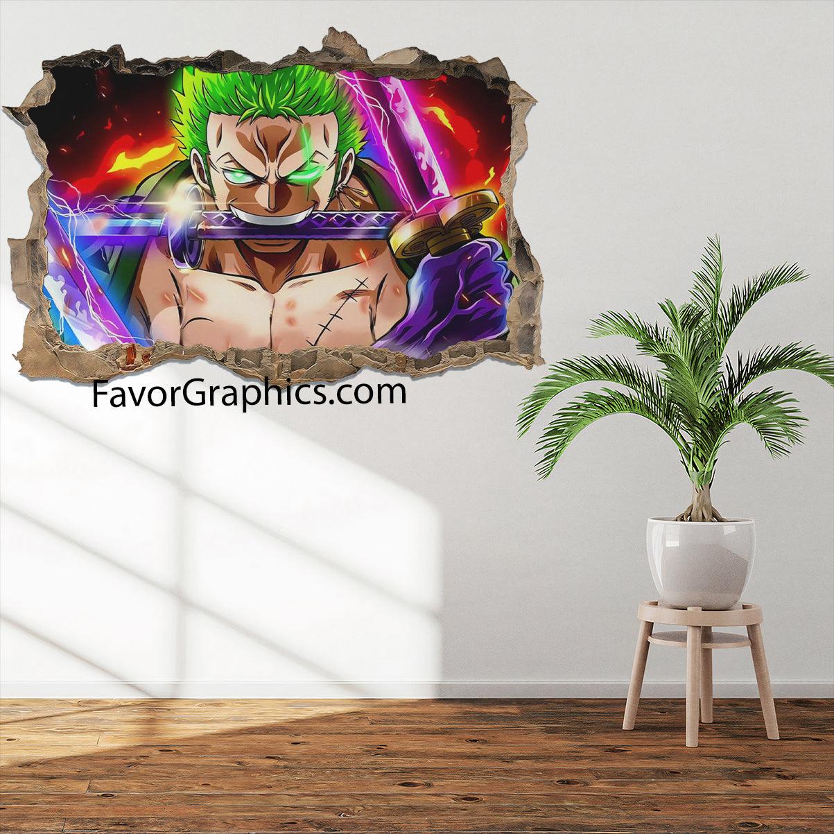 Roronoa Zoro Vinyl Wall Art Decal Sticker Poster Print Mural