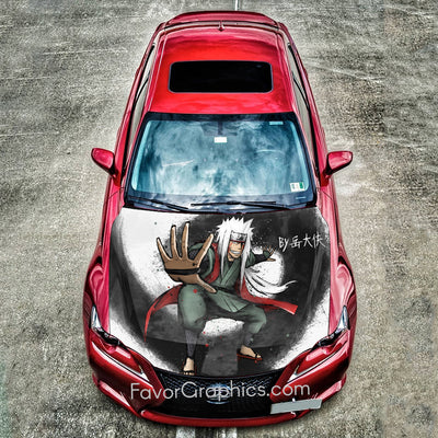 Jiraiya Itasha Car Vinyl Hood Wrap Decal Sticker