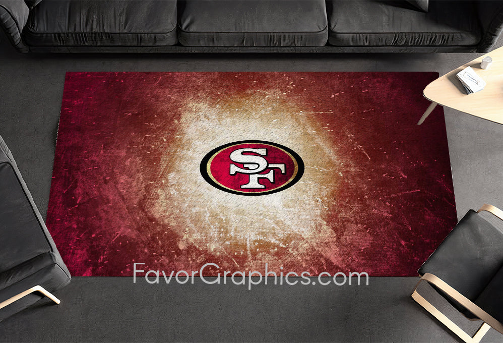 San Francisco 49ers Home Bedroom Decor Rug Carpet Mat