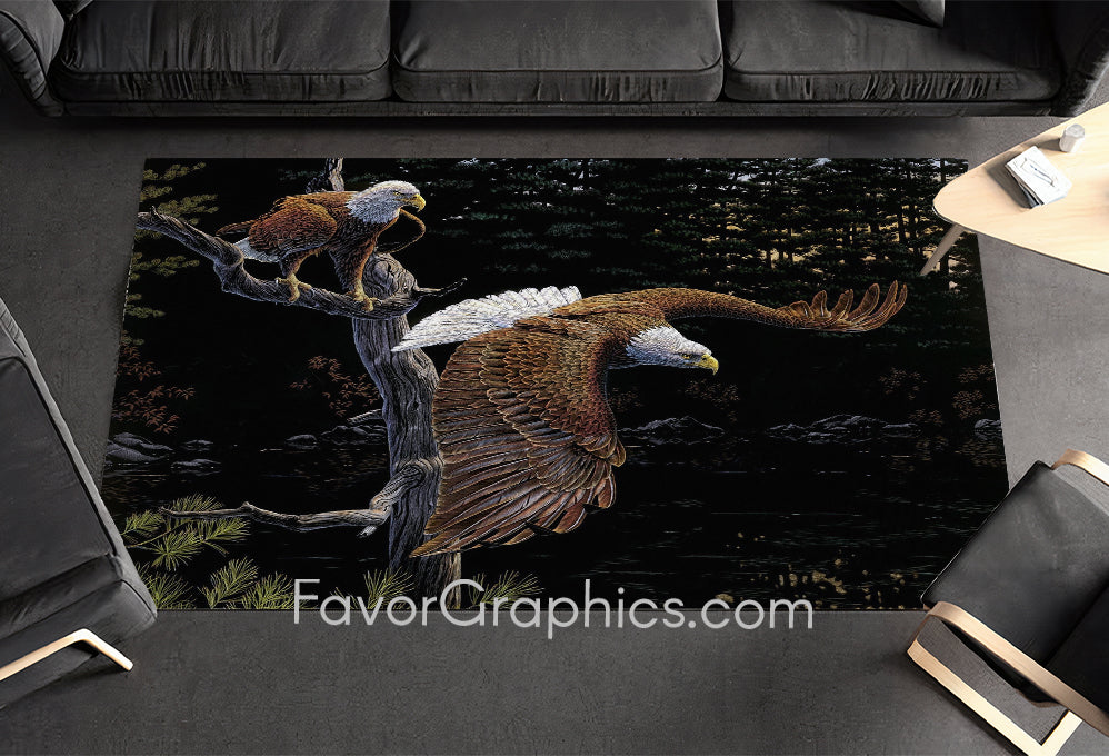 Bald Eagle Home Bedroom Decor Rug Carpet Mat