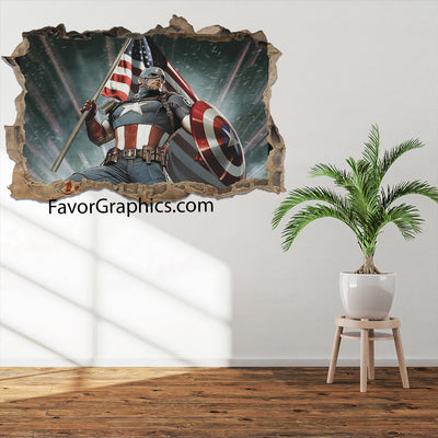 Captain America Vinyl Wall Art Decal Sticker Poster Print Mural