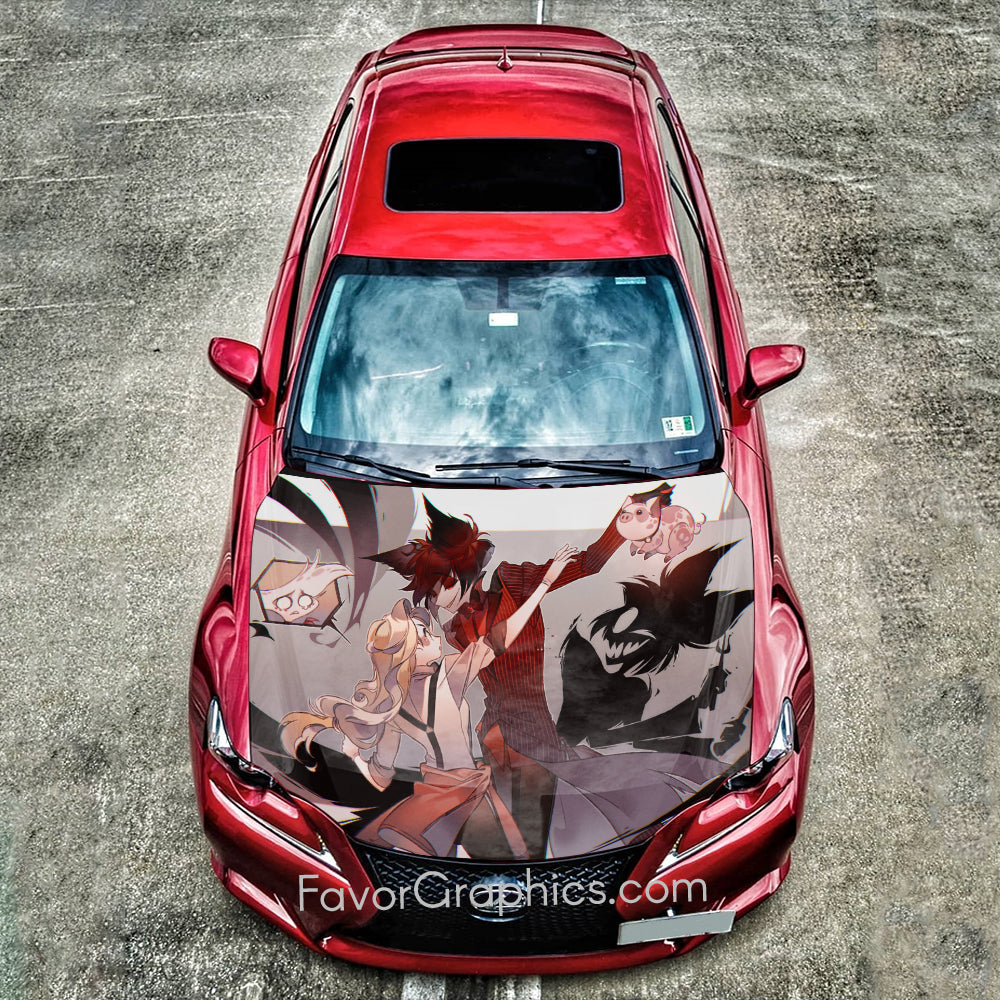 Hazbin Hotel Itasha Car Vinyl Hood Wrap Decal Sticker