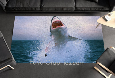 Shark Home Bedroom Decor Rug Carpet Mat