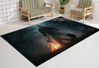 Jason Voorhees Home Bedroom Decor Rug Carpet Mat