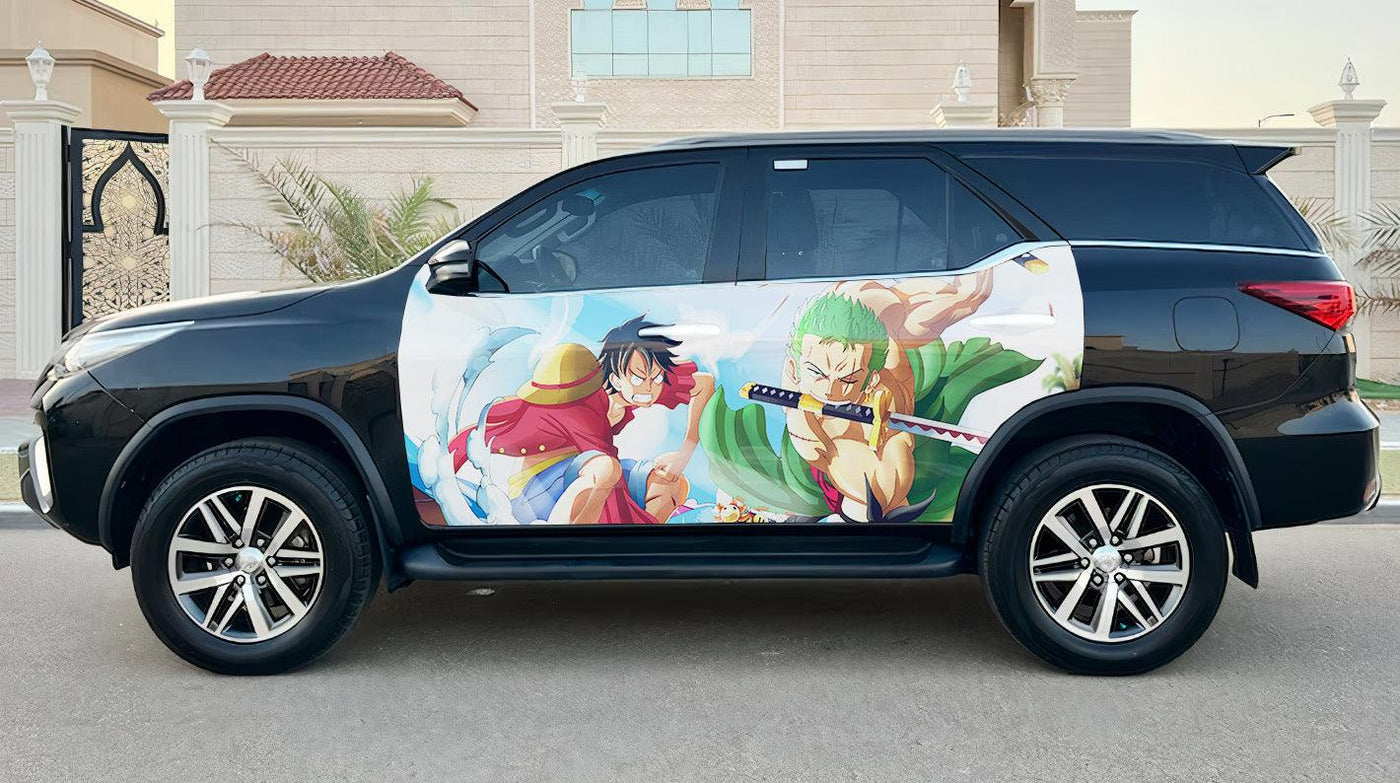 Monkey D. Luffy Car Door Vinyl Wrap Decal Sticker