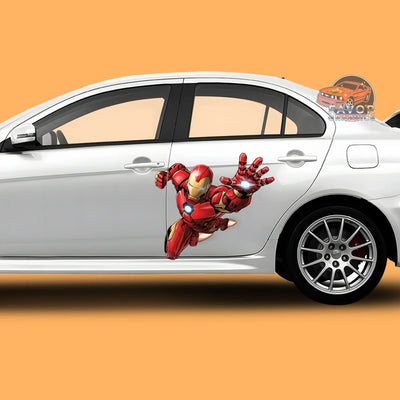 Iron Man Itasha Car Side Door Decal Vinyl Sticker