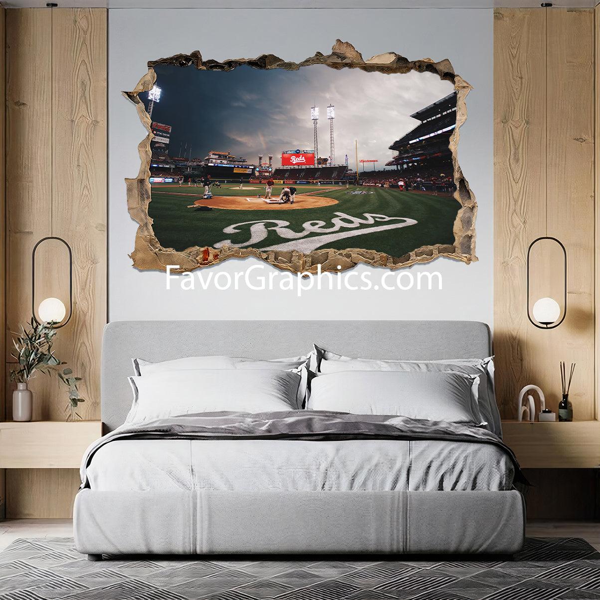 Cincinnati Reds Vinyl Wall Art Decal Sticker Poster Print Mural