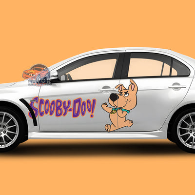 Scooby Doo Itasha Car Side Door Decal Vinyl Sticker