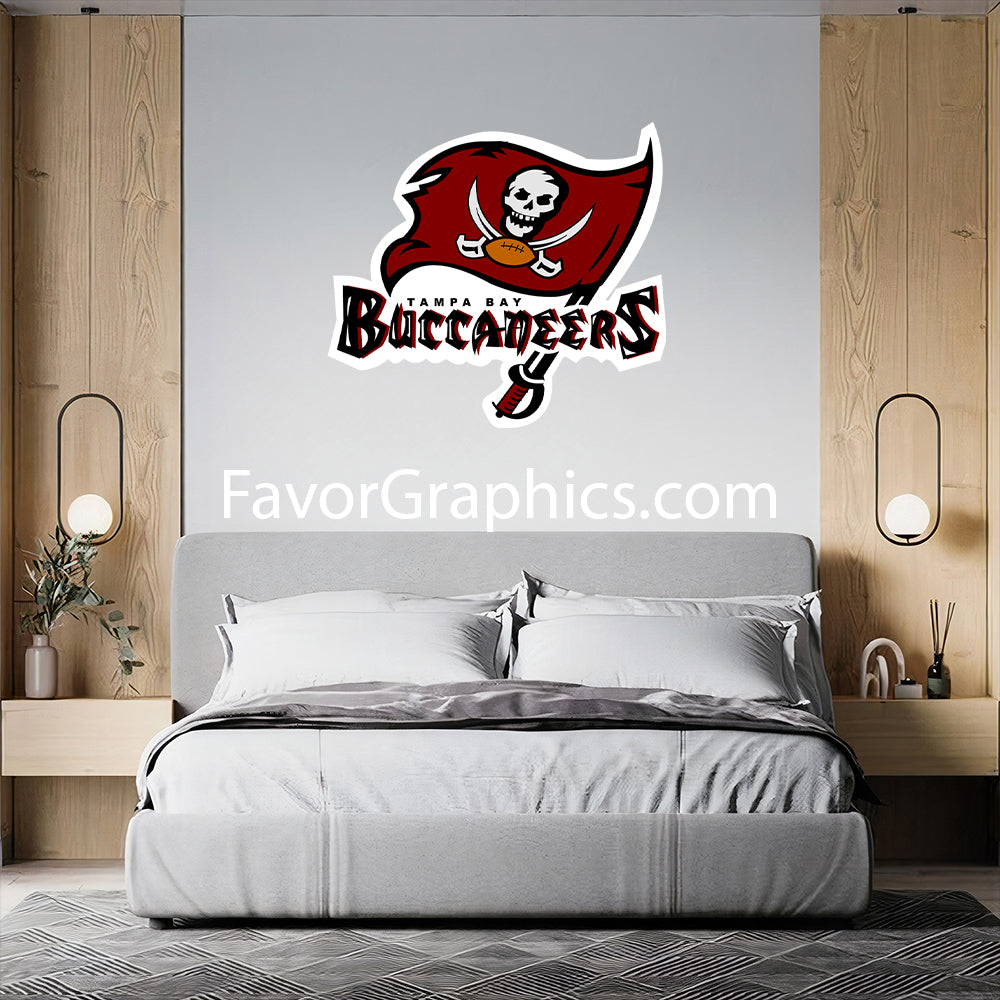 Tampa Bay Buccaneers Home Room Wall Vinyl Decal Sticker Mural Poster