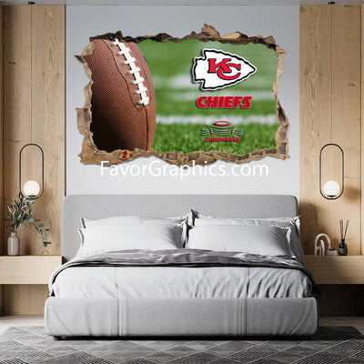 Kansas City Chiefs Vinyl Wall Art Decal Sticker Poster Print Mural