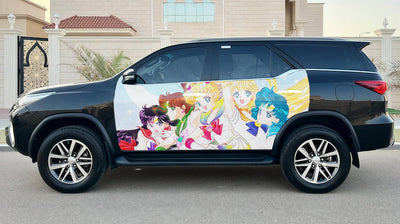 Sailor Moon Car Door Vinyl Wrap Decal Sticker