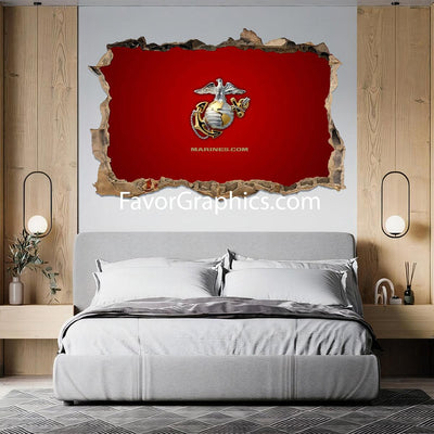 US Marine Corps Vinyl Wall Art Decal Sticker Poster Print Mural