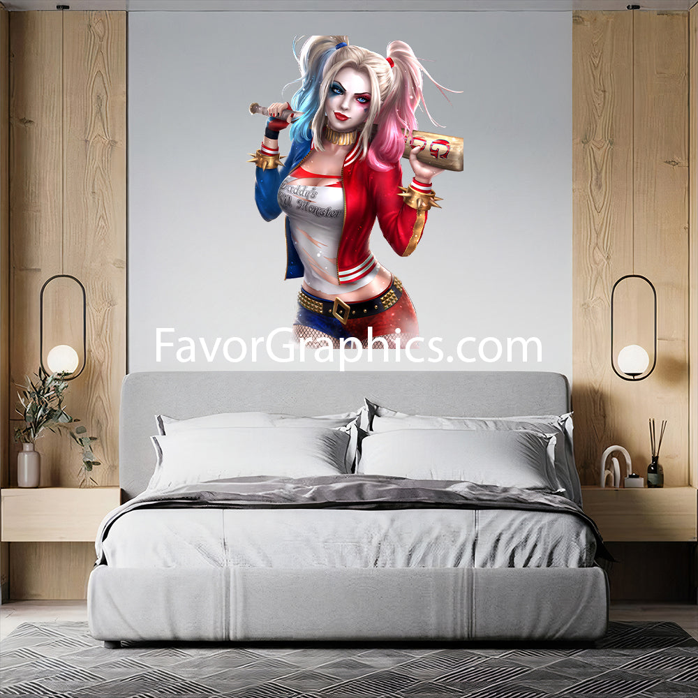 Harley Quinn Home Room Wall Vinyl Decal Sticker Mural Poster