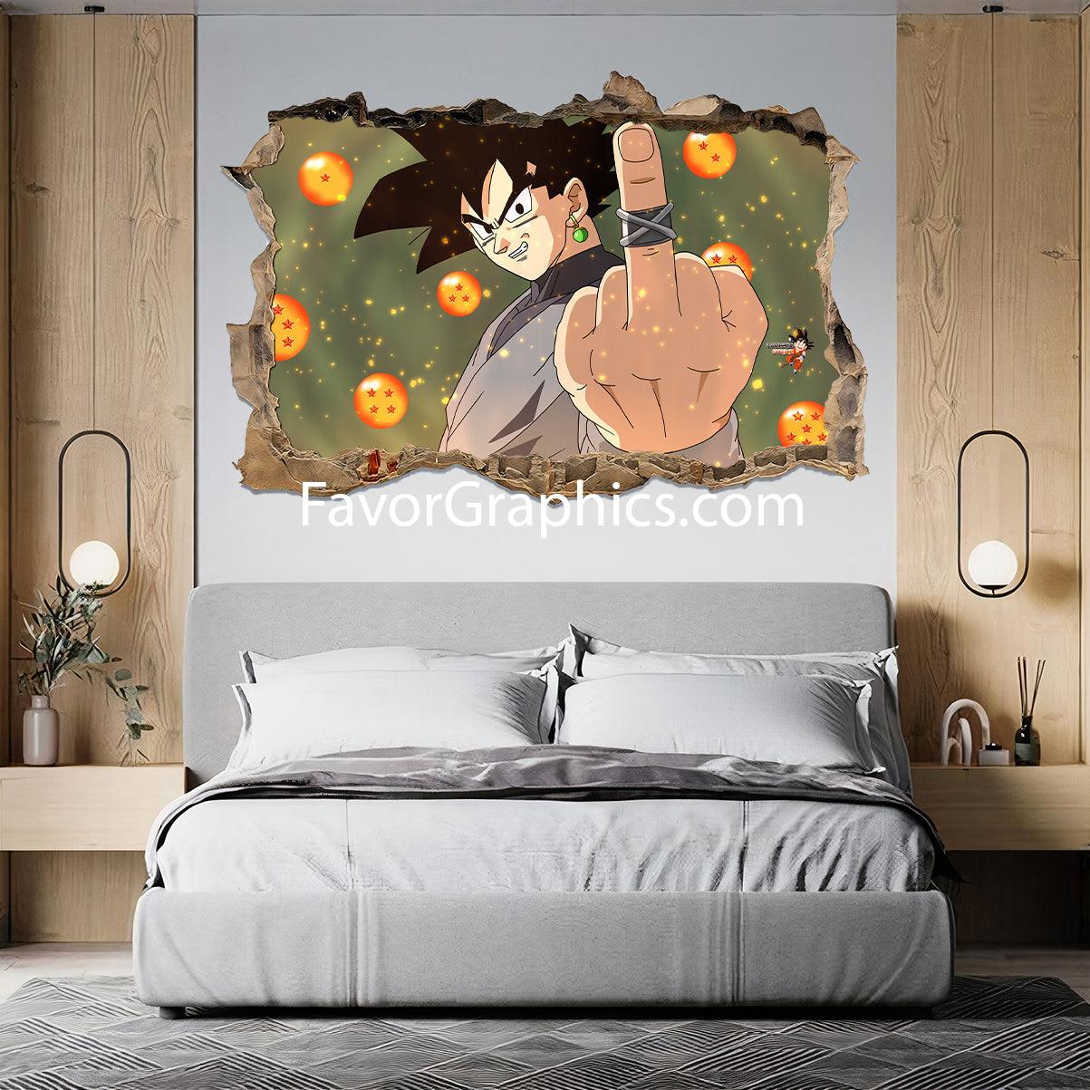 Black Goku Vinyl Wall Art Decal Sticker Poster Print Mural