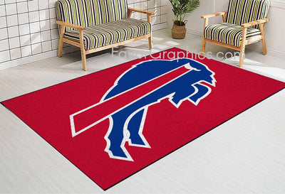 Buffalo Bills Home Bedroom Decor Rug Carpet Mat