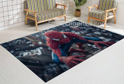 Spider-Man Home Bedroom Decor Rug Carpet Mat