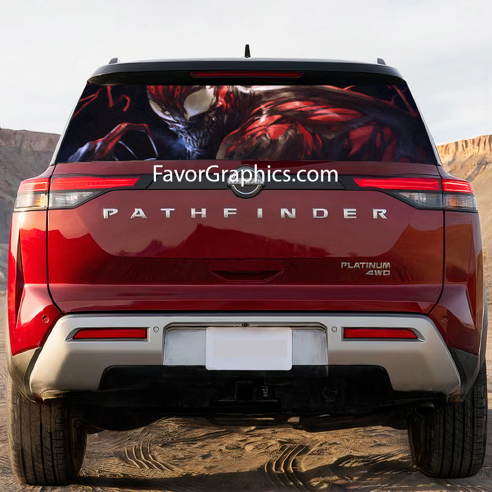 Carnage Rear Window Perforated Graphic Vinyl Decal Car Truck UTV