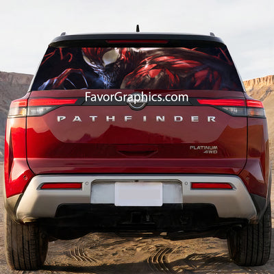 Carnage Rear Window Perforated Graphic Vinyl Decal Car Truck UTV