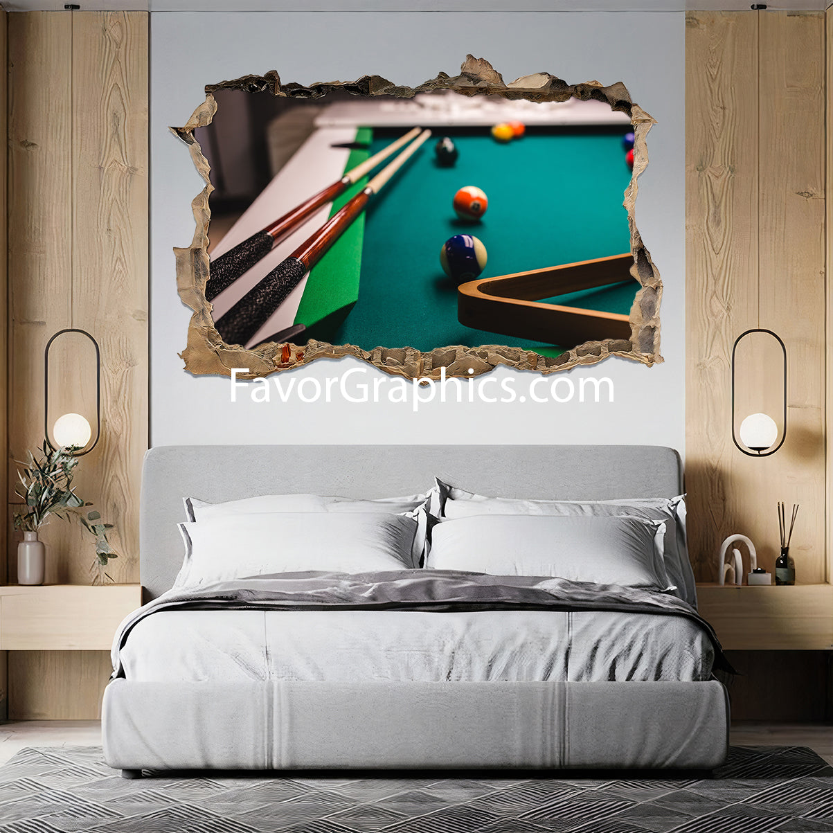 Billiard Vinyl Wall Art Decal Sticker Poster Print Mural