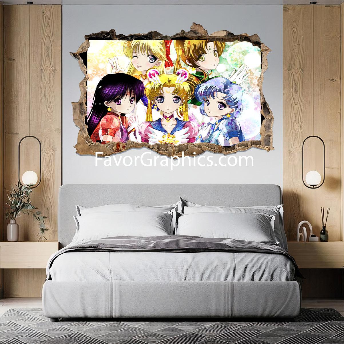 Sailor Moon Vinyl Wall Art Decal Sticker Poster Print Mural