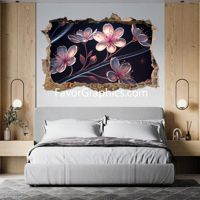 Cherry Blossom Vinyl Wall Art Decal Sticker Poster Print Mural