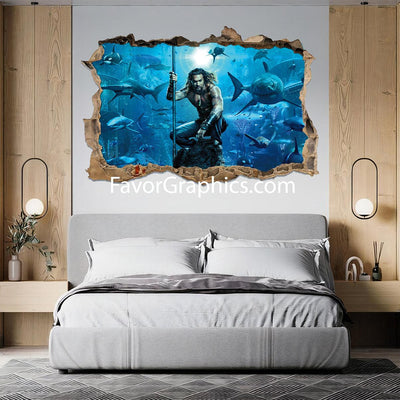 Aquaman Vinyl Wall Art Decal Sticker Poster Print Mural