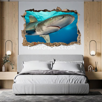 Shark Vinyl Wall Art Decal Sticker Poster Print Mural