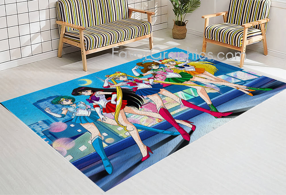 Sailor Moon Home Bedroom Decor Rug Carpet Mat