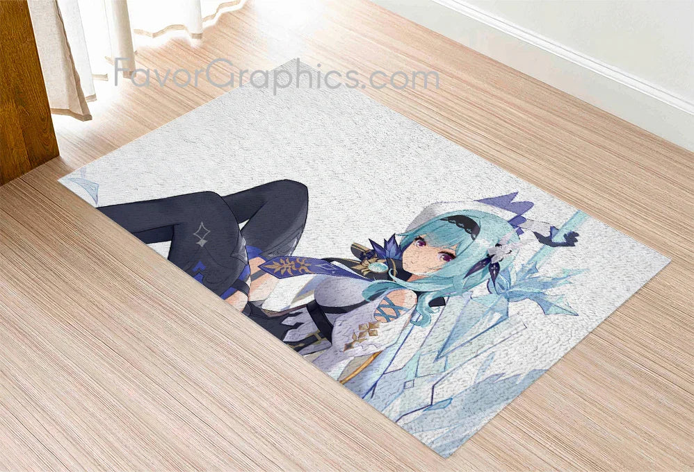 Eula (Genshin impact) Home Bedroom Decor Rug Carpet Mat