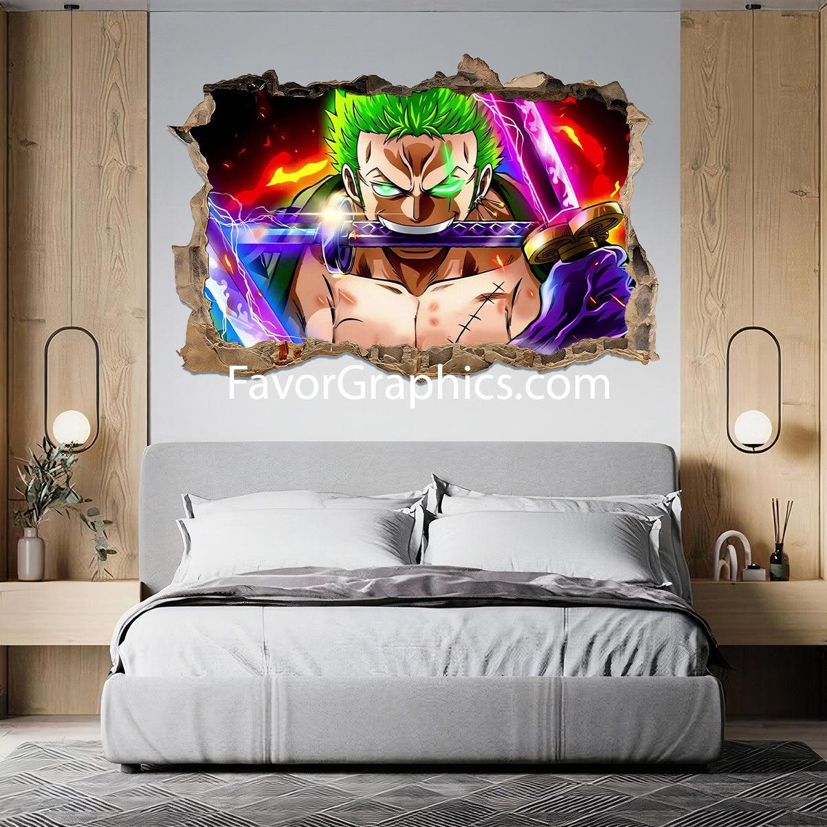 Roronoa Zoro Vinyl Wall Art Decal Sticker Poster Print Mural