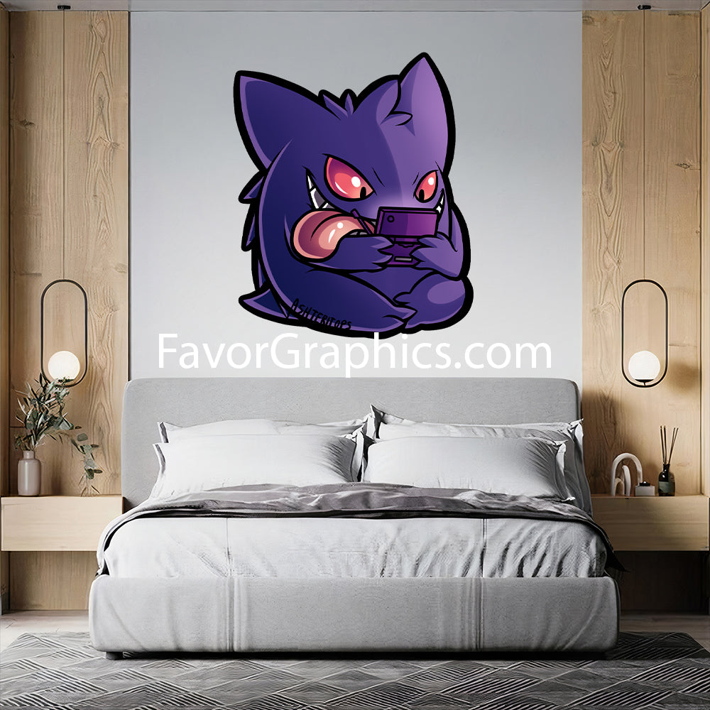 Gengar (Pokemon) Home Room Wall Vinyl Decal Sticker Mural Poster