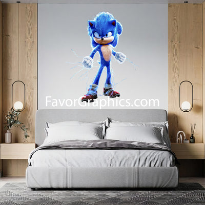 Sonic The Hedgehog Home Room Wall Vinyl Decal Sticker Mural Poster