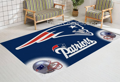 New England Patriots Home Bedroom Decor Rug Carpet Mat