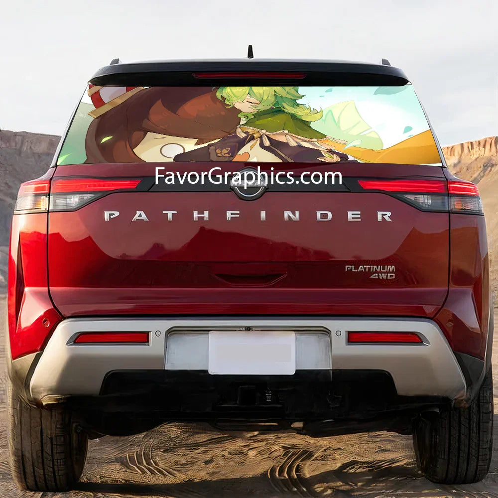 Collei (Genshin Impact) Rear Window Perforated Graphic Vinyl Decal