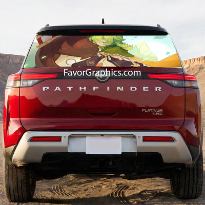 Collei (Genshin Impact) Rear Window Perforated Graphic Vinyl Decal