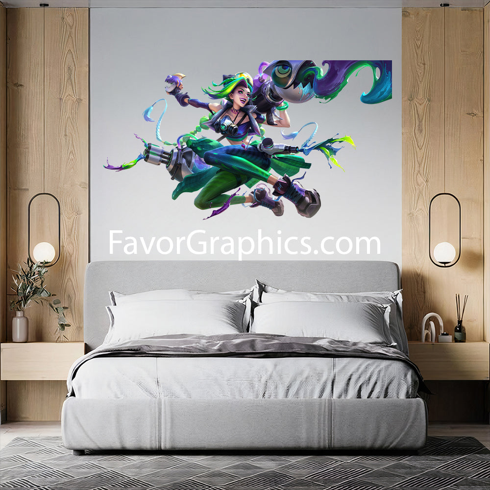 JInx League Of Legends Home Room Wall Vinyl Decal Sticker Mural Poster