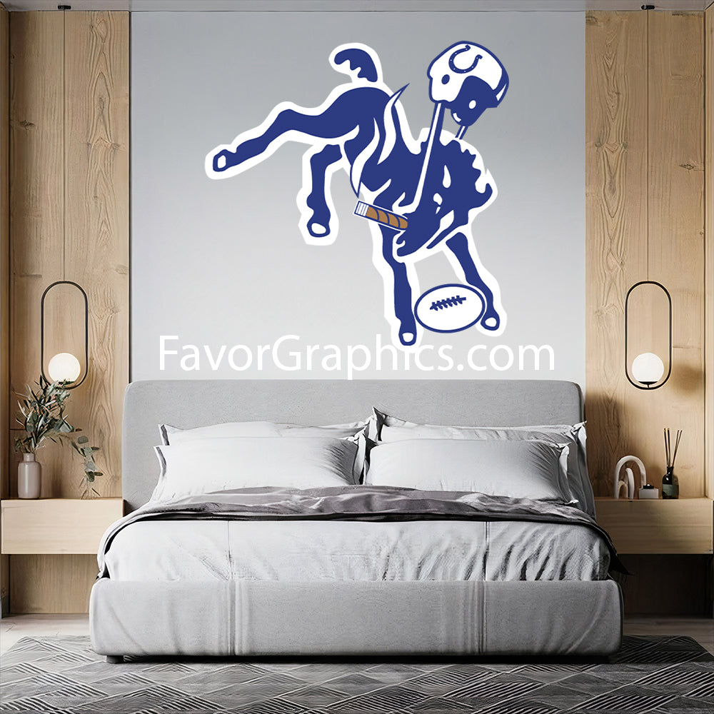 Indianapolis Colts Home Room Wall Vinyl Decal Sticker Mural Poster