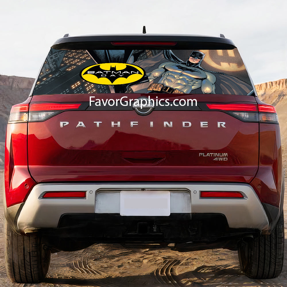 Batman Rear Window Perforated Graphic Vinyl Decal Car