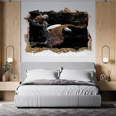 Bald Eagle Vinyl Wall Art Decal Sticker Poster Print Mural