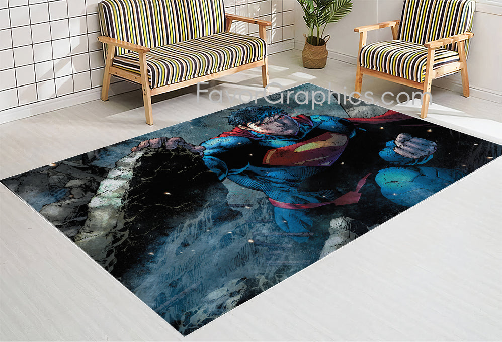 Superman Home Bedroom Decor Rug Carpet Mat