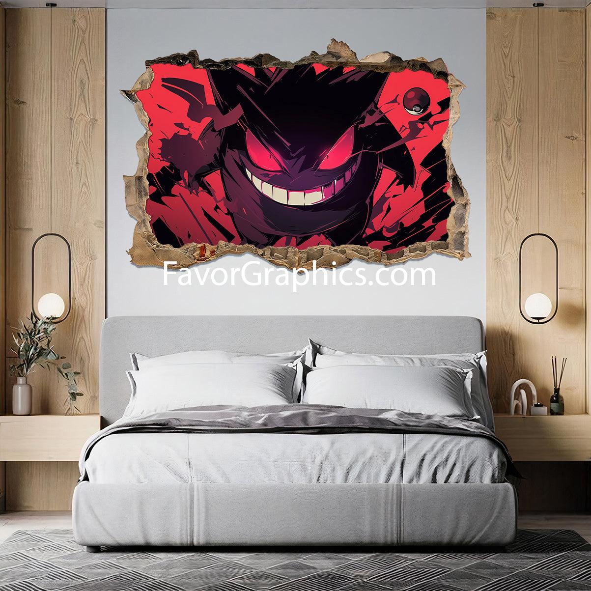 Gengar (Pokemon) Vinyl Wall Art Decal Sticker Poster Print Mural