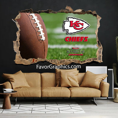 Kansas City Chiefs Vinyl Wall Art Decal Sticker Poster Print Mural