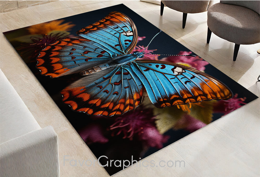 Butterfly Home Bedroom Decor Rug Carpet Mat