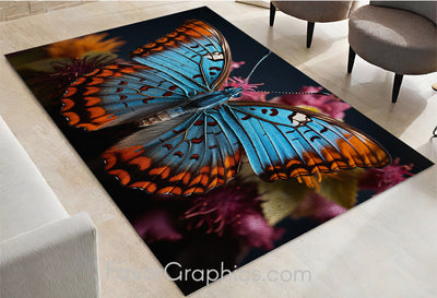 Butterfly Home Bedroom Decor Rug Carpet Mat