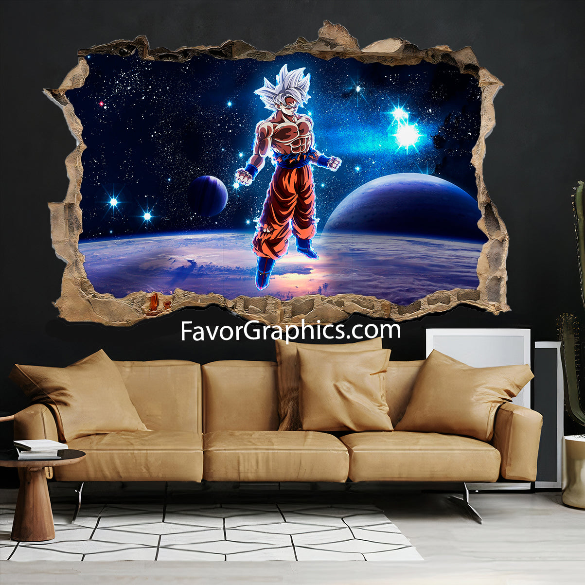 Ultra Instinct Goku Vinyl Wall Art Decal Sticker Poster Print Mural