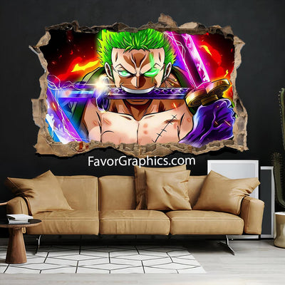 Roronoa Zoro Vinyl Wall Art Decal Sticker Poster Print Mural