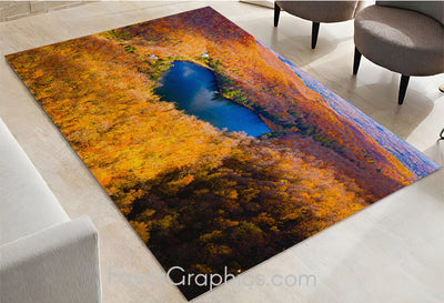 Autumm Forest Home Bedroom Decor Rug Carpet Mat