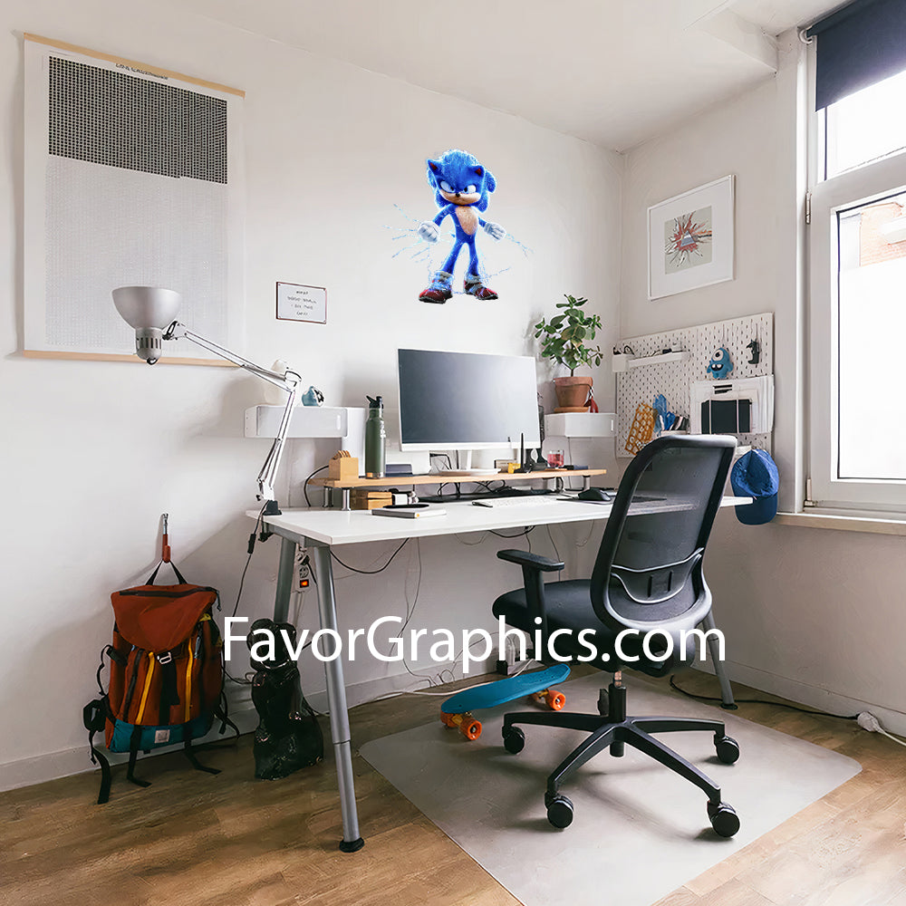 Sonic The Hedgehog Home Room Wall Vinyl Decal Sticker Mural Poster