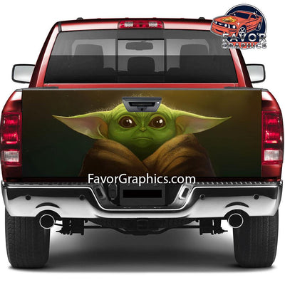 Baby Yoda Tailgate Wraps For Trucks SUV Vinyl Wrap