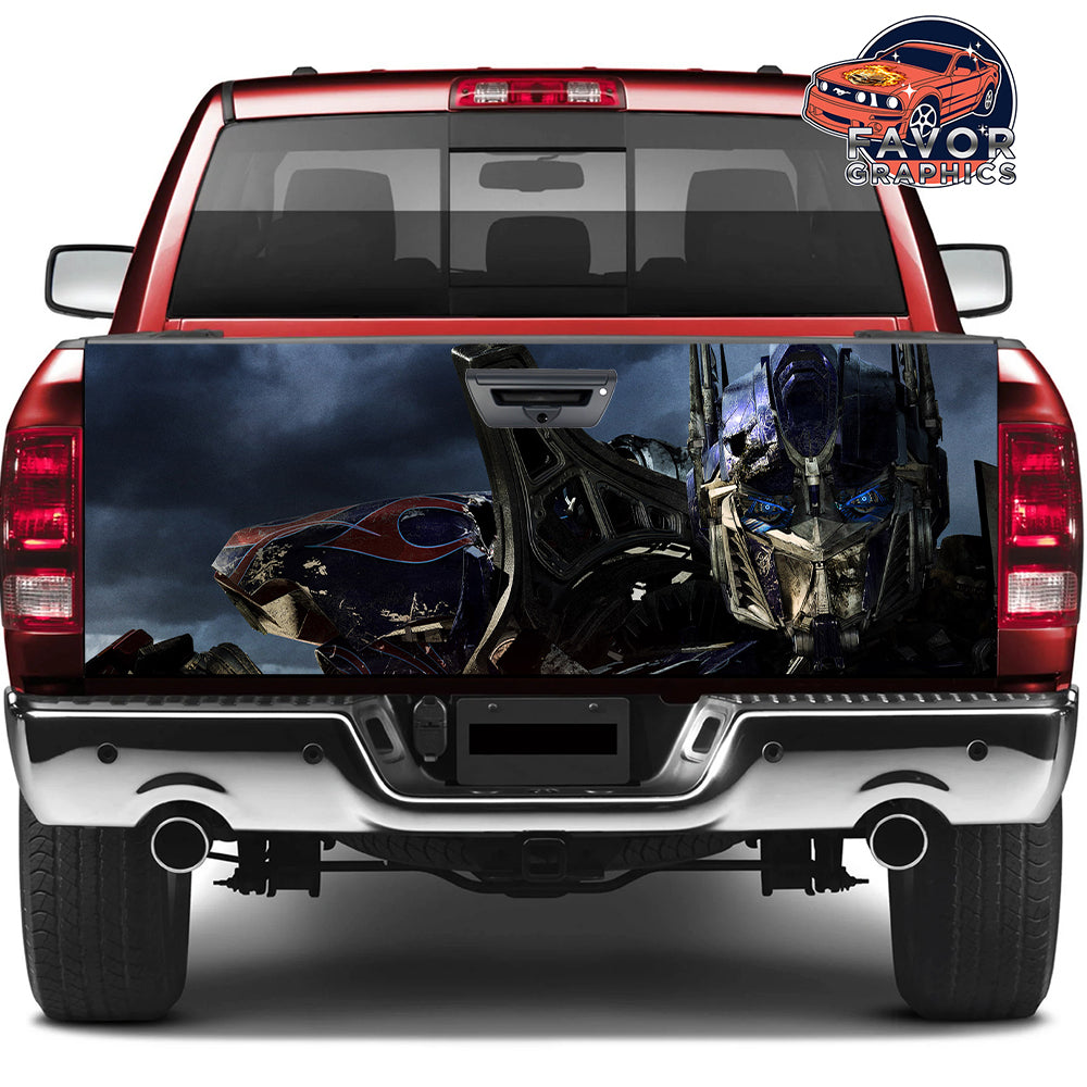 Optimus Prime Transformers Tailgate Wraps For Trucks SUV Vinyl Wrap